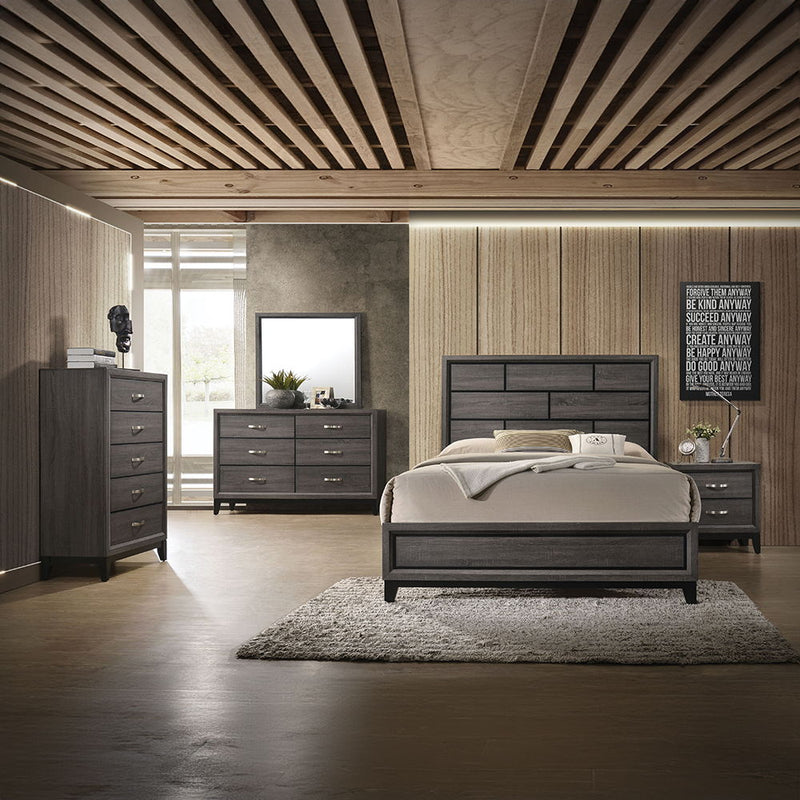 Valdemar - Mirror - Weathered Gray - R&R Furniture Gallery (Fountain Valley, CA)