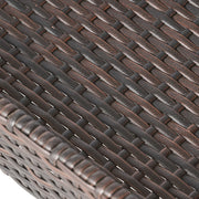 Resin Wicker Bar Cart With Metal Frame - Brown - R&R Furniture Gallery (Fountain Valley, CA)