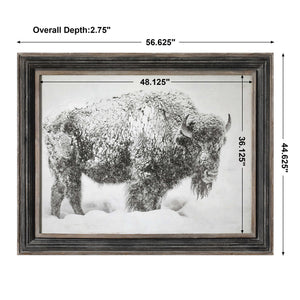 In The Storm - Framed Print - Black / White / Woodtone
