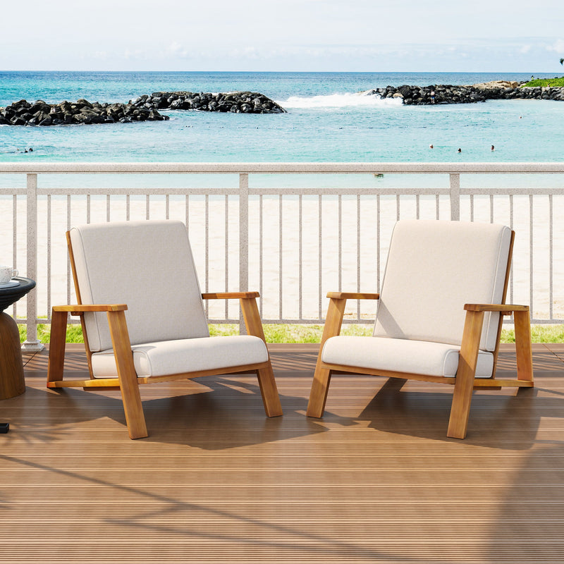 Outdoor Patio Lounge Chair (Set of 2) - R&R Furniture Gallery (Fountain Valley, CA)