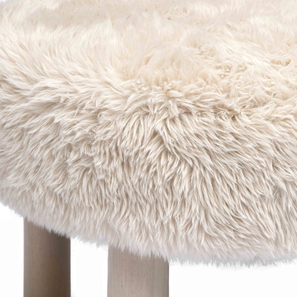 Carmel - Vegan Shearling Accent Chair - R&R Furniture Gallery (Fountain Valley, CA)
