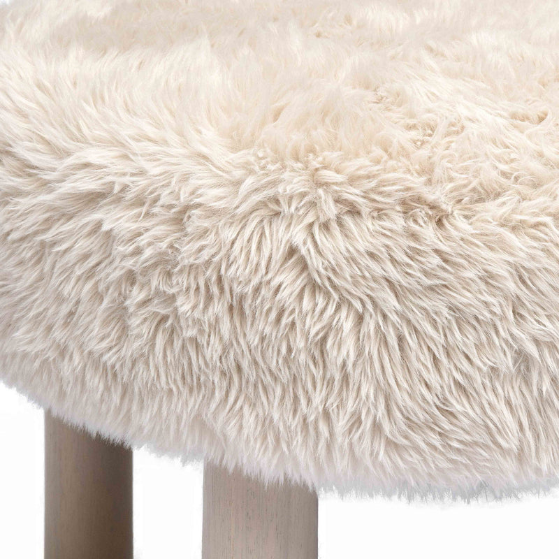 Carmel - Vegan Shearling Accent Chair - R&R Furniture Gallery (Fountain Valley, CA)
