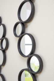Vinler - Accent Mirror Set (Set of 2) - Black - R&R Furniture Gallery (Fountain Valley, CA)