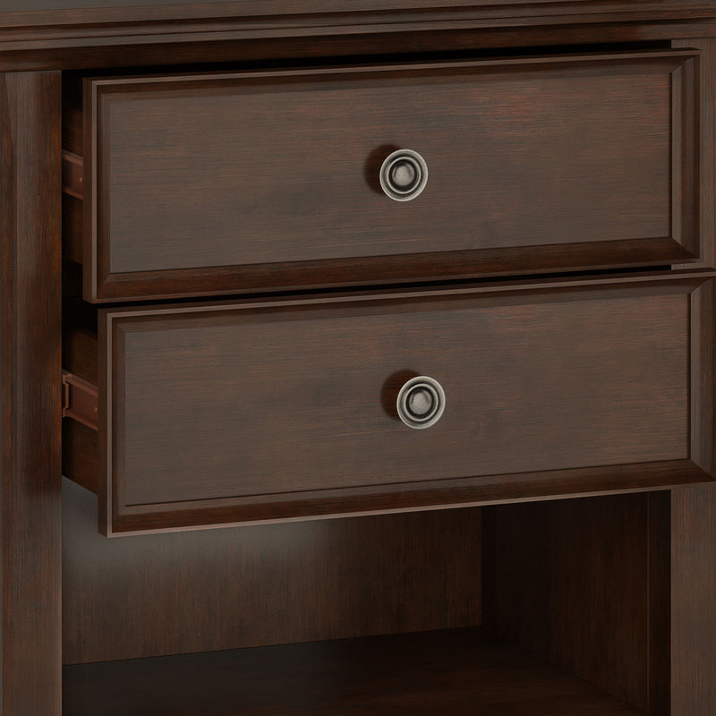 Amherst - Bedside Table - Russet Brown - R&R Furniture Gallery (Fountain Valley, CA)