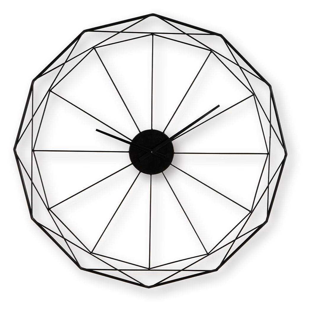 Arkthorne - Wall Clock - Black - R&R Furniture Gallery (Fountain Valley, CA)