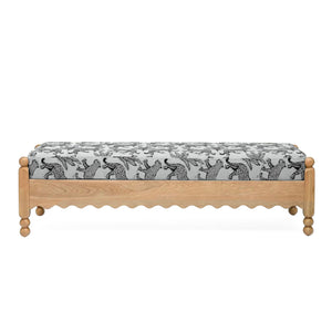 Thelma - Leopard Jacquard Bench