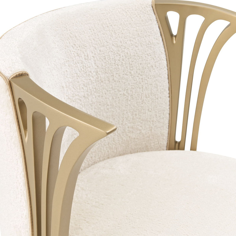 La Terrazza - Vanity Chair - Creamy Pearl - R&R Furniture Gallery (Fountain Valley, CA)