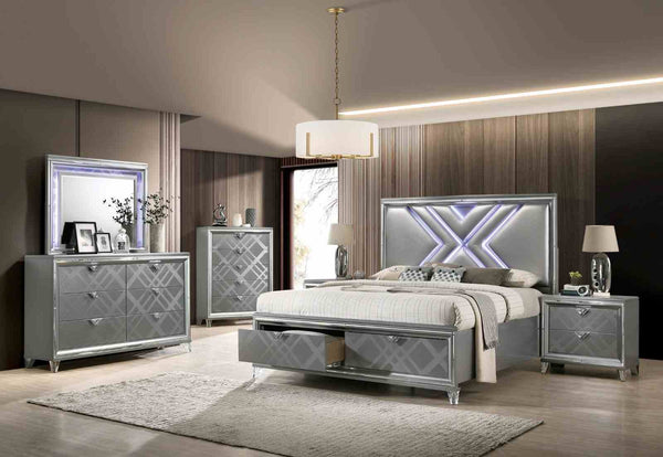 Emmeline - 5 Pc. Queen Bedroom Set w/ 2NS
