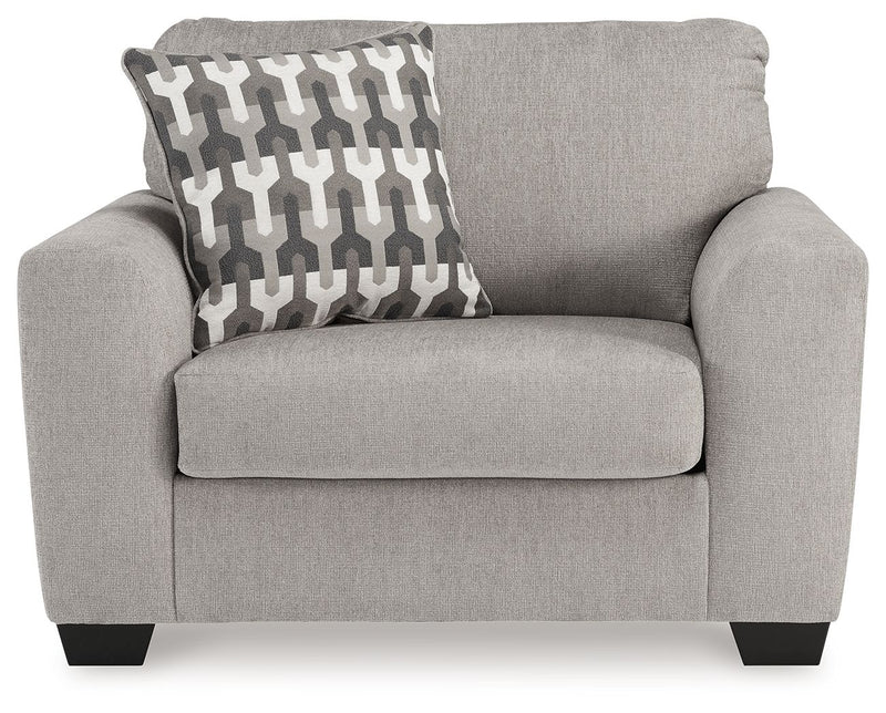 Avenal Park - Chair And A Half - Flannel - R&R Furniture Gallery (Fountain Valley, CA)