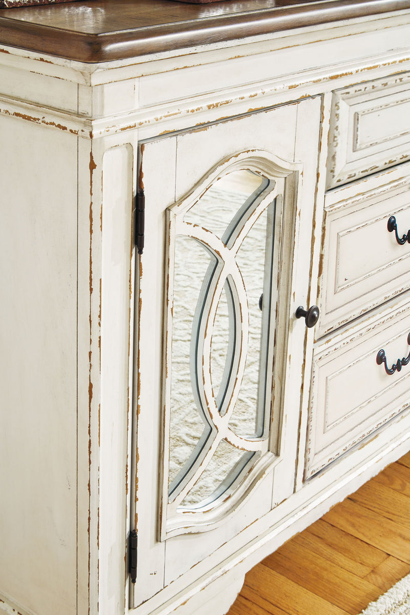 Realyn - Dining Room Server - Chipped White - R&R Furniture Gallery (Fountain Valley, CA)