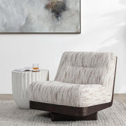 Crandall - Swivel Accent Chair - Cocoa Cream - R&R Furniture Gallery (Fountain Valley, CA)