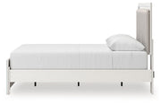 Zuraleus - Upholstered Panel Platform Bed With Roll Slats - R&R Furniture Gallery (Fountain Valley, CA)