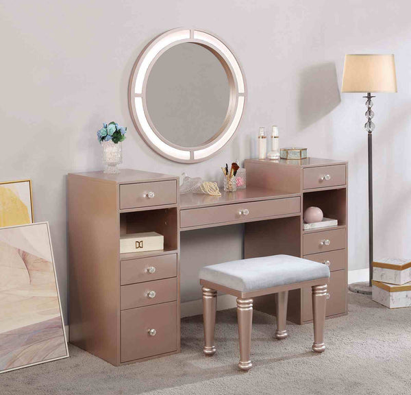 Yasmine - Vanity w/ Stool, Blush