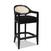 Americana - Mid-Century Modern Cane Back Counter Stool - R&R Furniture Gallery (Fountain Valley, CA)