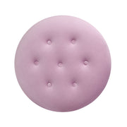 Yolanda - Round Upholstered Accent Ottoman - R&R Furniture Gallery (Fountain Valley, CA)