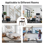 Retro Dining Chairs With Ergonomic Back (Set of 2) - R&R Furniture Gallery (Fountain Valley, CA)