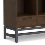 Banting - 9 Cube Bookcase With Drawers - Walnut Brown - R&R Furniture Gallery (Fountain Valley, CA)