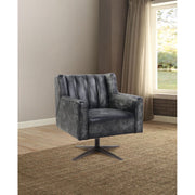 Brancaster - Office Chair - Vintage Black Top Grain Leather - R&R Furniture Gallery (Fountain Valley, CA)