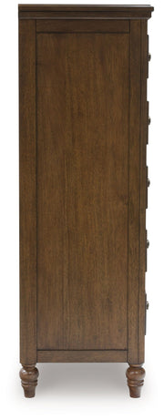 Sturlayne - Five Drawer Chest - Brown - R&R Furniture Gallery (Fountain Valley, CA)