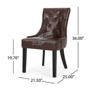 Cheney - Contemporary Dining Chair Tufted Upholstery (Set of 2) - R&R Furniture Gallery (Fountain Valley, CA)