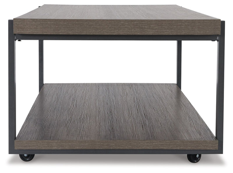 Wilmaden - Occasional Table Set (Set of 3) - Gray / Black - R&R Furniture Gallery (Fountain Valley, CA)