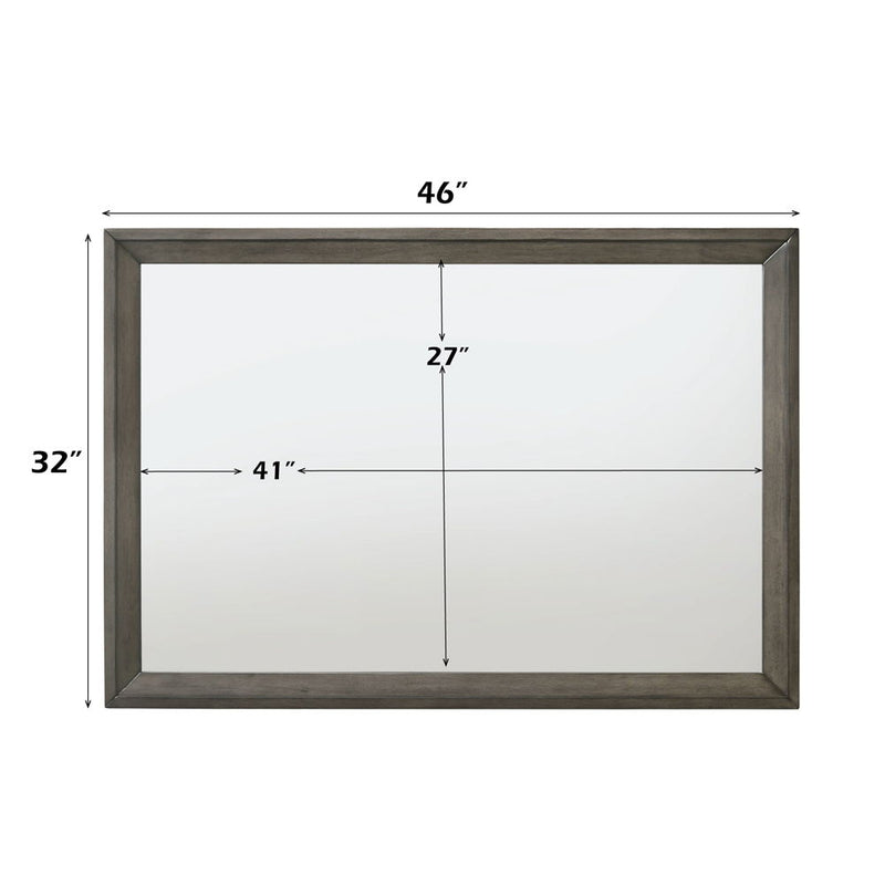 Escher - Mirror - Gray Oak - R&R Furniture Gallery (Fountain Valley, CA)
