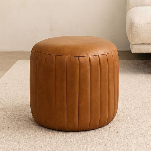 Buffalo - Footstool - Brown - R&R Furniture Gallery (Fountain Valley, CA)