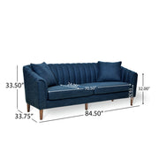 Contemporary 3 Seater Sofa With Accents - R&R Furniture Gallery (Fountain Valley, CA)