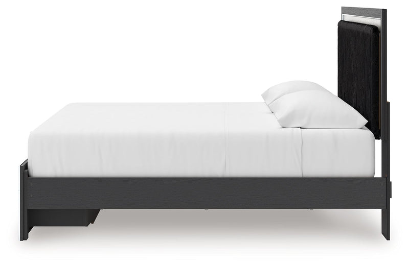 Zuraleus - Upholstered Panel Platform Storage Bed - R&R Furniture Gallery (Fountain Valley, CA)