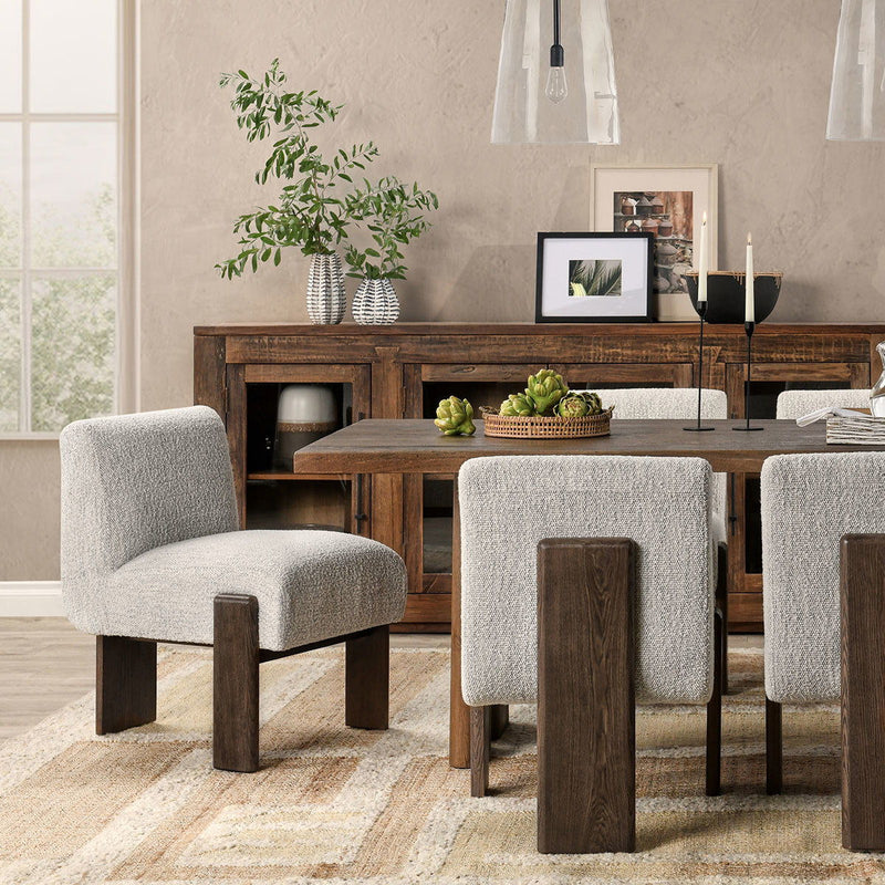 Chelsea - Upholstered Dining Chair - Pixel Ivory - R&R Furniture Gallery (Fountain Valley, CA)