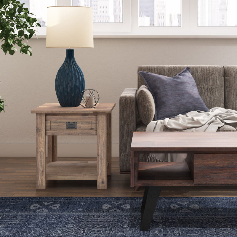 Monroe - Handcrafted Side Table - R&R Furniture Gallery (Fountain Valley, CA)