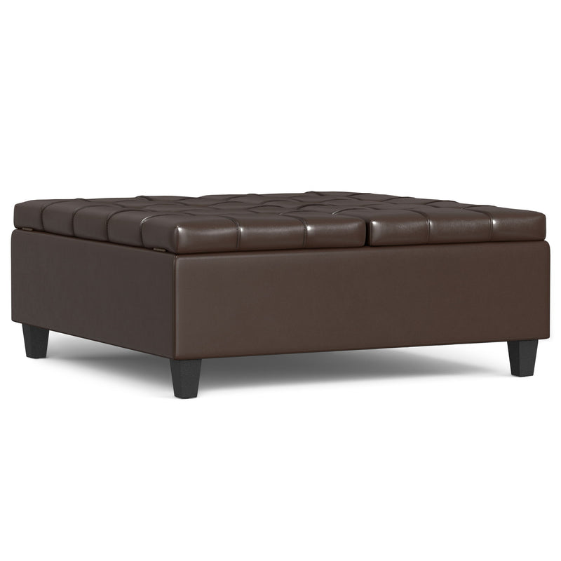 Harrison - Upholstered Coffee Table Storage Ottoman - R&R Furniture Gallery (Fountain Valley, CA)