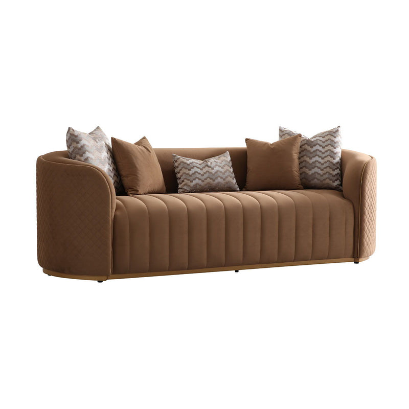 Ariana - Velvet Sofa - R&R Furniture Gallery (Fountain Valley, CA)