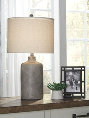 Linus - Ceramic Table Lamp  - Antique Black - R&R Furniture Gallery (Fountain Valley, CA)