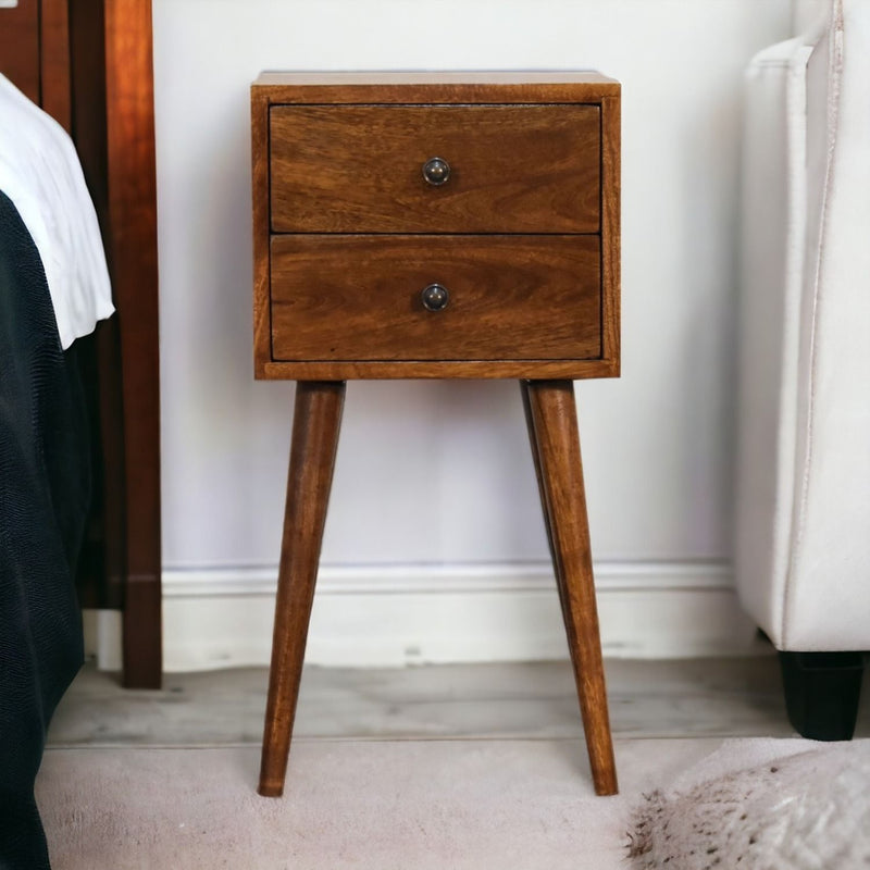 Mini 2 Drawer Nightstand - R&R Furniture Gallery (Fountain Valley, CA)