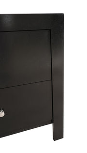 Glory Furniture accent nightstand with drawers featuring a charming design, perfect for bedroom storage and decor.