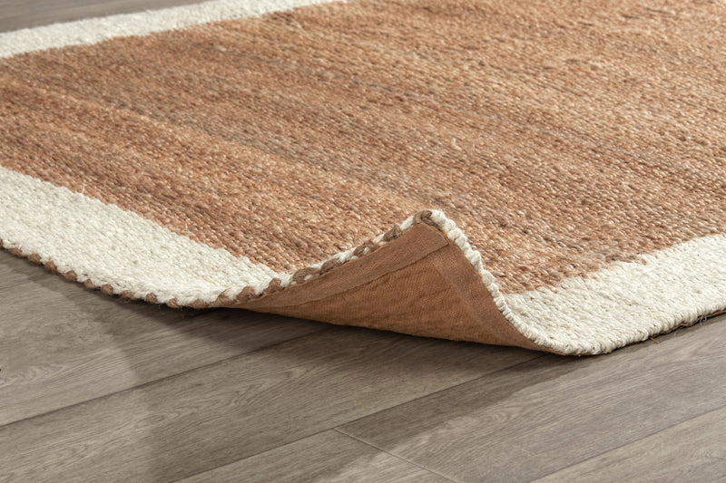 Classic Home Serene Frame Area Rug featuring intricate patterns and neutral tones, perfect for adding elegance to any room.