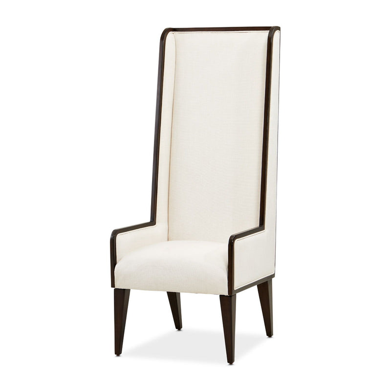 Belmont Place - Desk Chair - White / Dark Brown - R&R Furniture Gallery (Fountain Valley, CA)