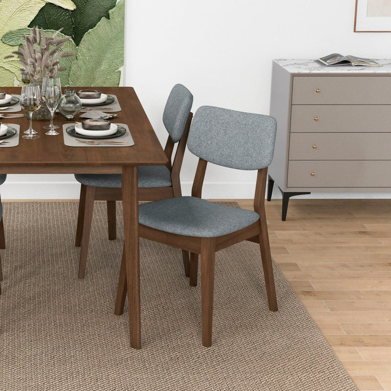 Carlos - Solid Back Side Chair (Set of 2) - R&R Furniture Gallery (Fountain Valley, CA)