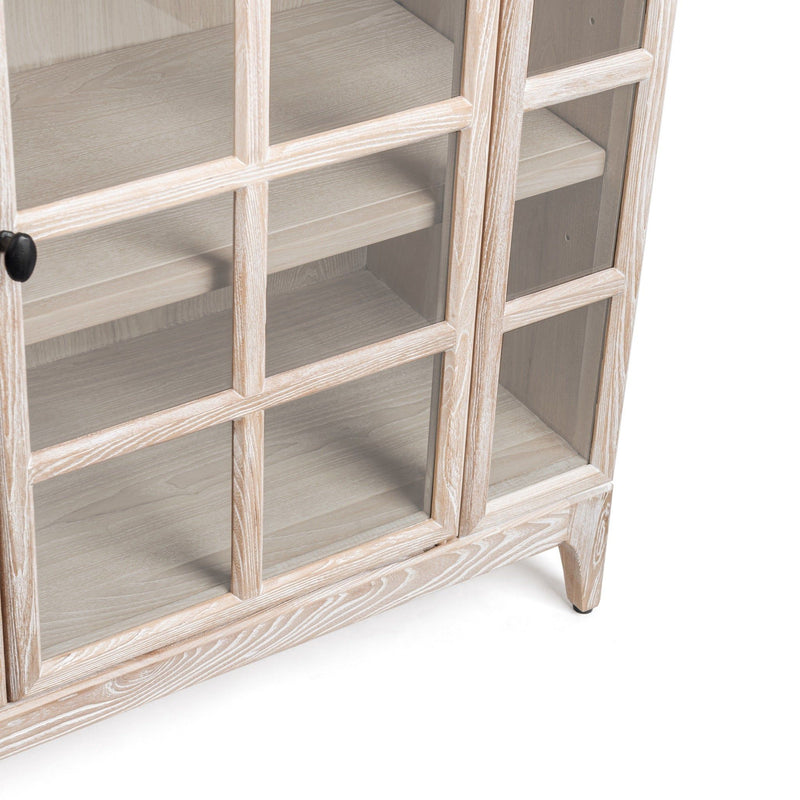 Classic Home Waverly cabinet buffet with wood finish, featuring cabinet doors and drawer storage, ideal for dining or living rooms.