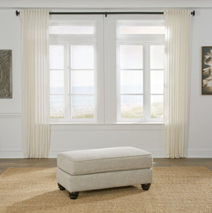 Asanti - Ottoman - Fog - R&R Furniture Gallery (Fountain Valley, CA)