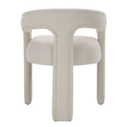 Gamarya - Side Chair (Set of 2) - White Chenille - R&R Furniture Gallery (Fountain Valley, CA)