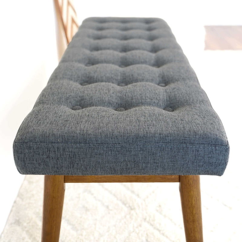 Delilah - Modern Bench - Gray - R&R Furniture Gallery (Fountain Valley, CA)
