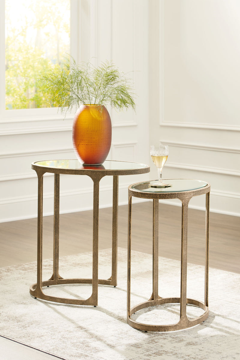 Irmaleigh - Accent Table Set (Set of 2) - Antique Black - R&R Furniture Gallery (Fountain Valley, CA)