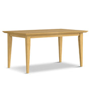 Contemporary Colby dining table by Simpli-Home with a sleek wooden finish and sturdy legs, ideal for modern dining spaces.