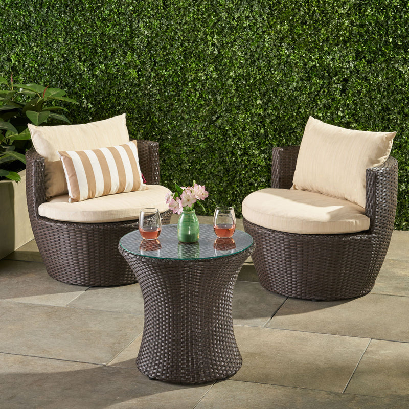 Kono - Chat Set Outdoor Furniture - R&R Furniture Gallery (Fountain Valley, CA)