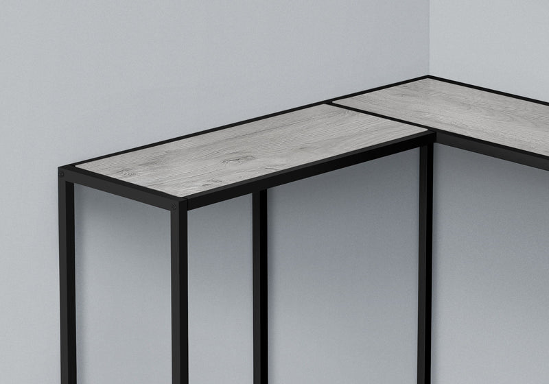 Corner Accent Console Table For Entryway, Unique L-Shaped Design - R&R Furniture Gallery (Fountain Valley, CA)