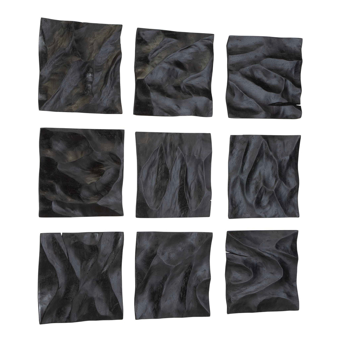 Malosi - Wood Wall Decor (Set of 9) - Black