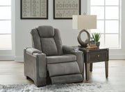 Next-Gen Durapella - Pwr Recliner/Adj Headrest - R&R Furniture Gallery (Fountain Valley, CA)