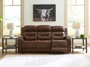 Knightington - Power Reclining Sofa With Audio Seating - R&R Furniture Gallery (Fountain Valley, CA)